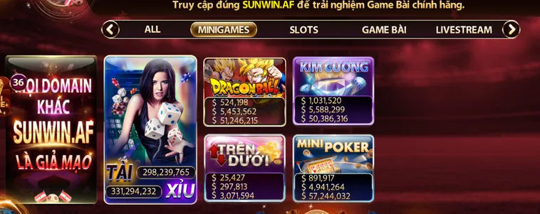 Kho Trò Chơi Tại Sảnh Minigame SunWin Đỉnh Cao Với Phần Thưởng Lớn Mỗi Ngày