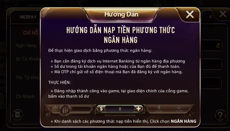 Hướng Dẫn Nạp Tiền SunWin Qua Ngân Hàng Chi Tiết Giúp Game Thủ Tối Ưu Hóa Nguồn Vốn